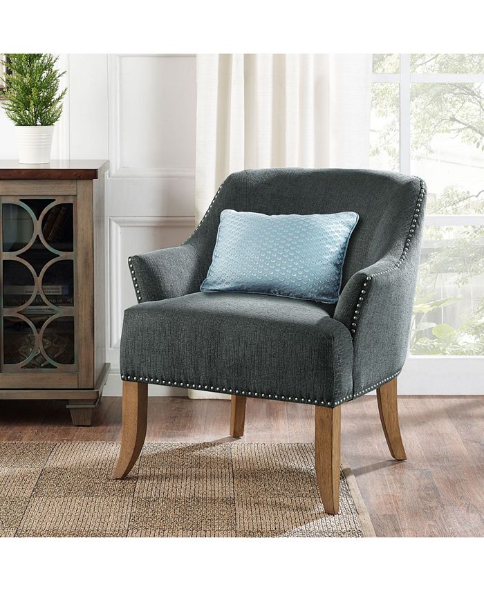 Dorel Living Wren Velvet Accent Chair Macy's