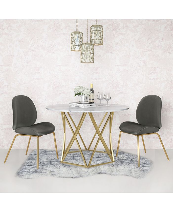 CosmoLiving Cosmo living Elle Round Dining Table Macy's