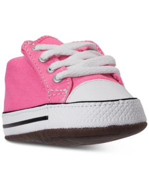 Shop Converse Baby Girls Chuck Taylor All Star Cribster Crib Booties From Finish Line In Pink