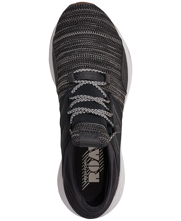 New Balance Men's Fresh Foam Roav Knit Running Sneakers from Finish ...