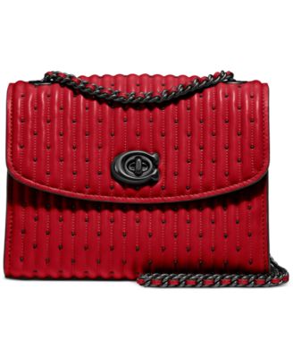 coach quilted leather bag