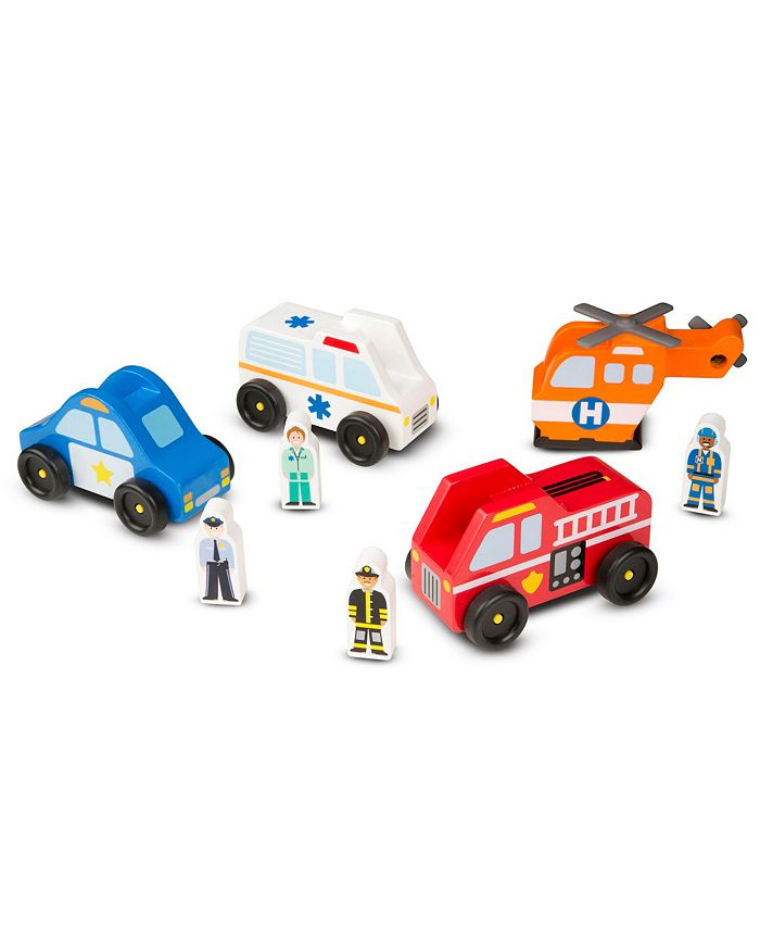 Melissa and doug cheap emergency vehicle set