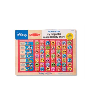 Melissa and Doug Mickey Mouse My Magnetic Responsibility Chart Macy s
