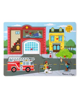 Melissa and Doug Around the Fire Station Sound Puzzle