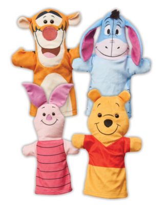 Melissa and Doug Winnie the Pooh Soft & Cuddly Hand Puppets