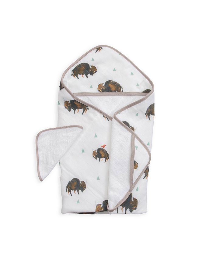 Little Unicorn Bison Cotton Hooded Towel Wash Cloth Set Macy's