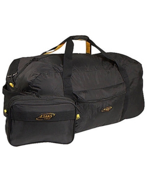 Shop A. Saks 36" Duffel Bag With Pouch In Black