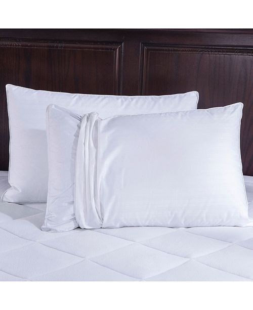 Puredown Bed Pillow With 2 Washable Covers Standard Queen