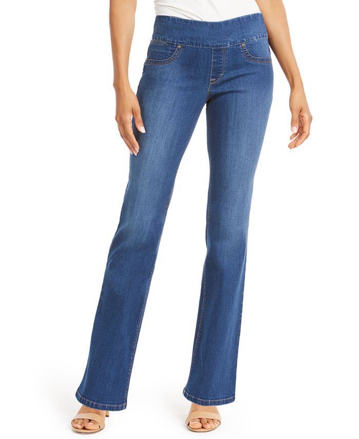 Pull On Bootcut Jeans