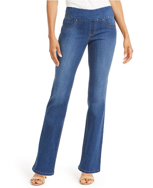 Style & Co Petite Ella Pull-On Bootcut Jeans, Created For Macy's ...