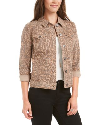 macy's leopard print jacket