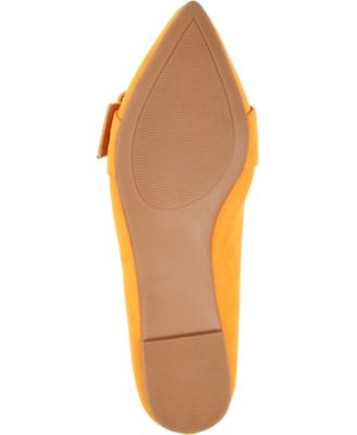 Women's Audrey Buckle Pointed Toe Ballet Flats