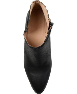 Women's Tessa Scalloped Block Heel Booties