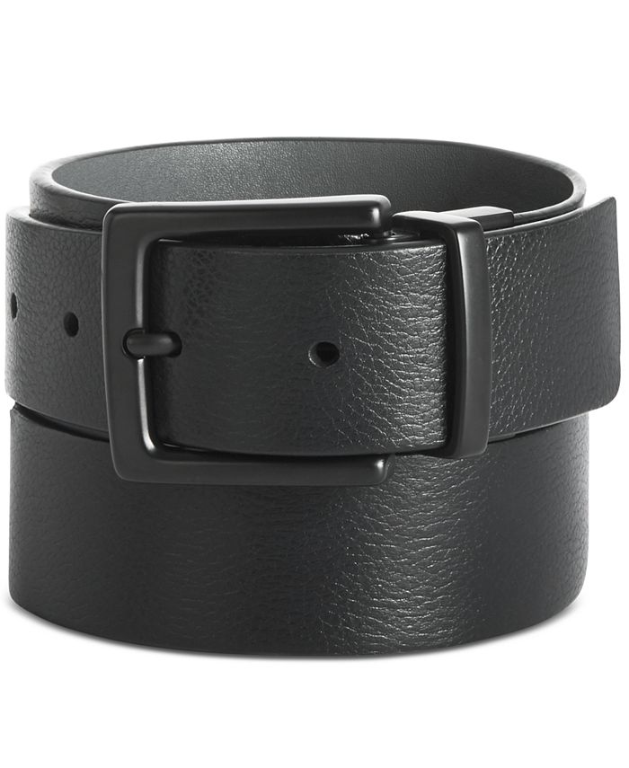 CREATURE Reversible Pu-Leather Formal Belt For Men(Color-Black, Length-46  inches upto waist 40 inches