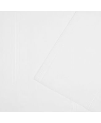 Exclusive Home Curtains Penny Sheer Embellished Stripe Grommet Top Curtain Panel Pair