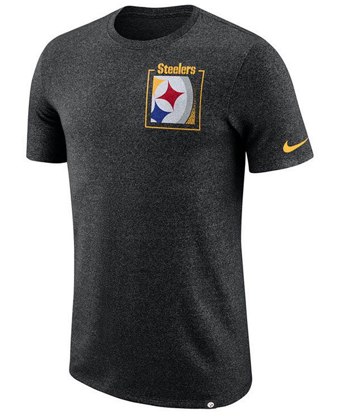 Nike Men's Pittsburgh Steelers Marled Stadium T-Shirt - Macy's