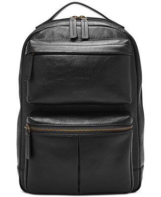 Fossil Men's Abrams Leather Sling Backpack - Macy's