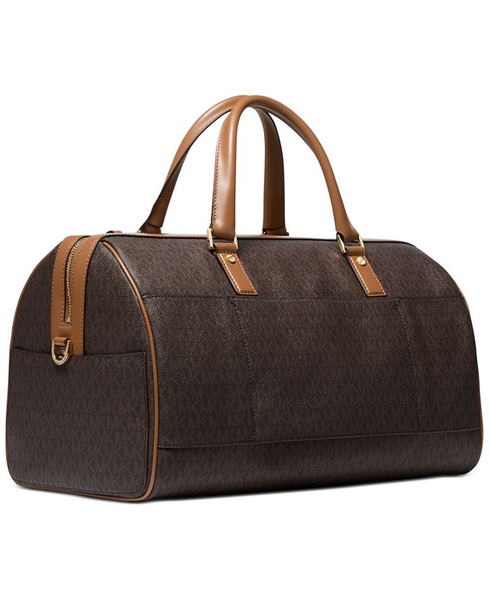Michael Kors Signature Leather Bedford Travel Extra Large Duffel
