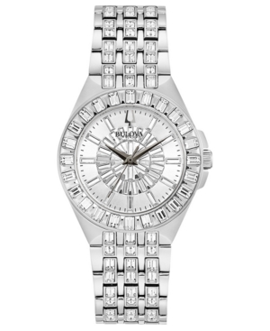 image of Bulova Women-s Phantom Stainless Steel Bracelet Watch 32mm