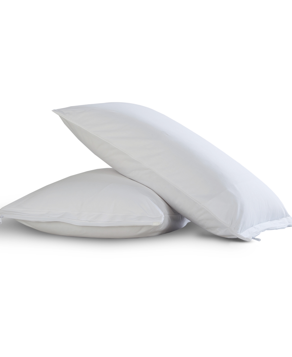 All-In-One Easy Care Queen Pillow Protectors with Bed Bug Blocker 2-Pack