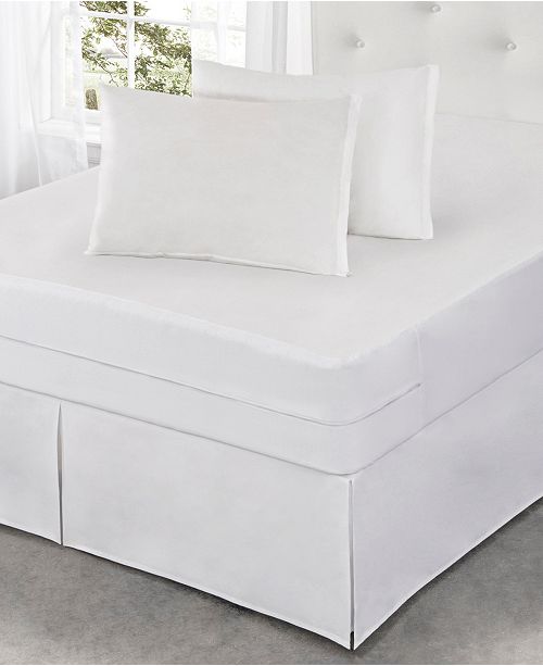 Fresh Ideas Cotton Rich Twin Mattress Protector With Bed Bug