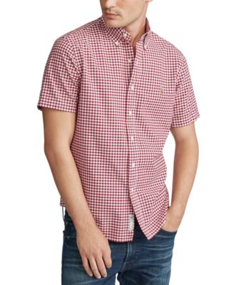 ralph lauren pink gingham shirt