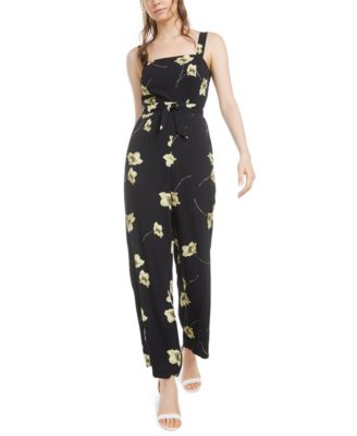 macy's floral jumpsuit