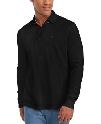 tommy long sleeve polo