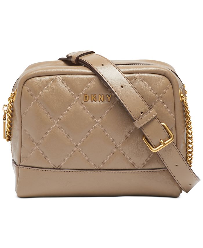 DKNY Sofia Double Chain Leather Shoulder Bag Created for Macy s