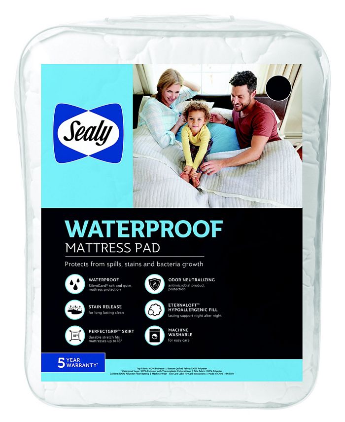 Sealy Waterproof Queen Mattress Pad Macy's