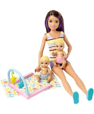 Barbie Skipper Babysitters Inc Nap 'N' Nurture Nursery Dolls and