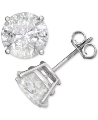 6 ct diamond earrings