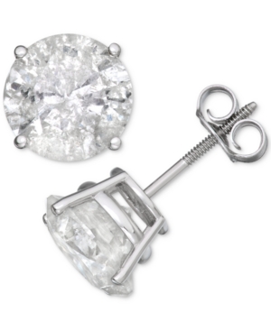 image of Diamond Stud Earrings (6 ct. t.w.) in 14k White Gold