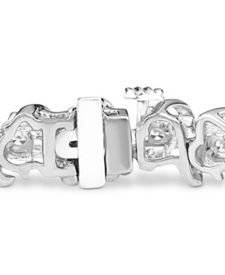 Diamond Tennis Bracelet in Sterling Silver (1/2 ct. t.w.)