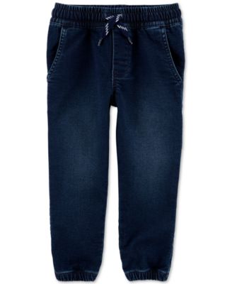 toddler boy denim joggers