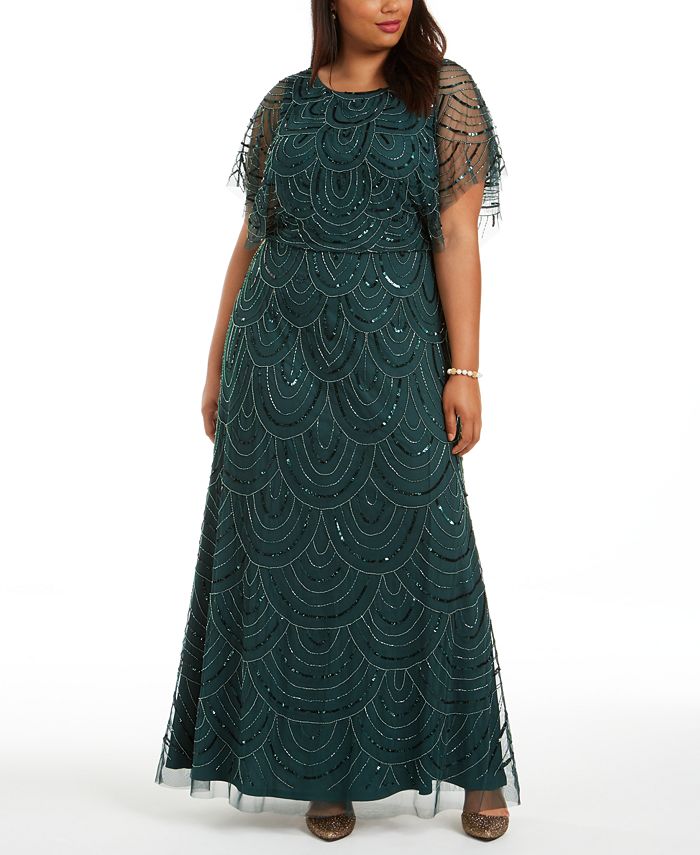 Adrianna papell plus size dresses best sale macy's