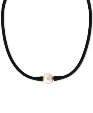 image of Effy Pink Cultured Freshwater Pearl (11mm) Silicone Rubber 14