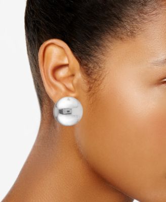 Tri-Tone 3-Pc. Set Ball Stud Earrings