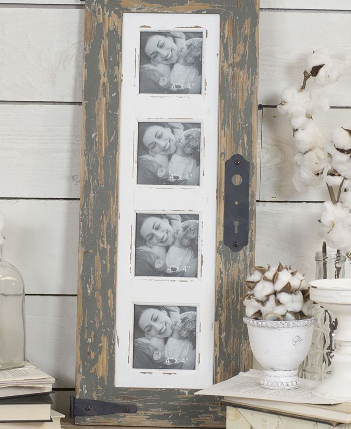 VIP Home & Garden Antique Wood Quad Picture Frame Macy's