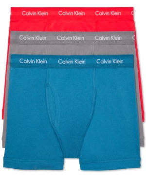 CALVIN KLEIN MEN'S COTTON STRETCH BOXER BRIEFS 3-PACK NU2666