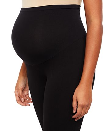 Motherhood Maternity Leggings Aderenti a Tutta Lunghezza per Taglie Forti, Marina Militare, 32 Donna