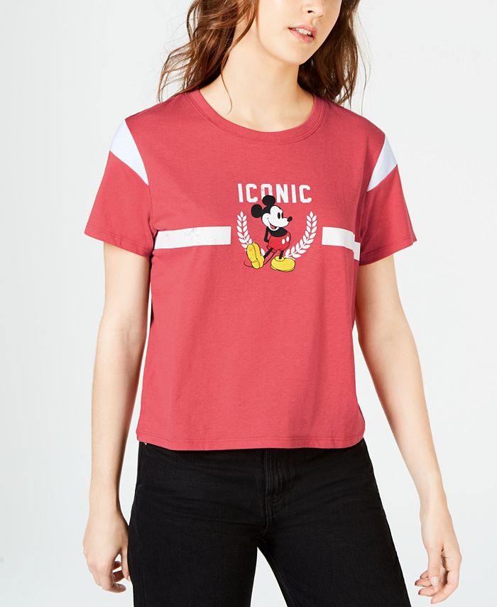 Disney Juniors' Iconic Mickey Mouse T-Shirt & Reviews - Tops - Juniors ...