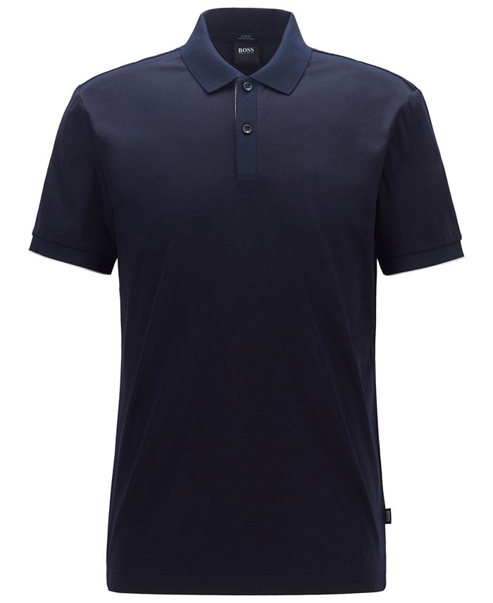 Hugo Boss BOSS Men's Phillipson Slim-Fit Polo Shirt - Macy's