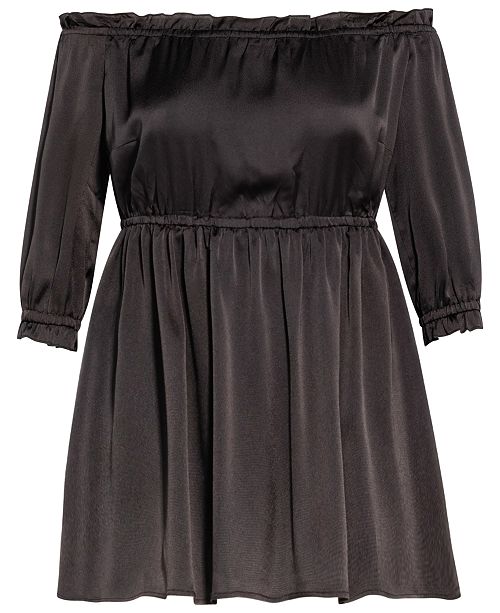 City Chic Trendy Plus Size Off The Shoulder Top Reviews Tops
