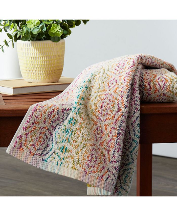 SKL HOME Asciugamani Pupazzo Di Neve Scozzese: Confezione Da 2, Cotone, 40x63 Cm