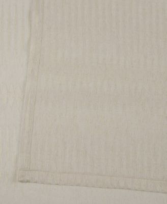 Polaris Geometric Patterned Faux Linen Sheer Curtain