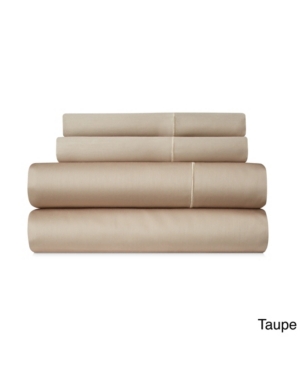 Addy Home Fashions Luxury 1000 Thread Count Cotton Rich Sateen Extra Deep Pocket California King 4-piece Sheet Set Bedd In Taupe