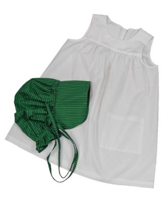 The Queen's Treasures Little House on the Prairie Child's Size Apron and Bonnet