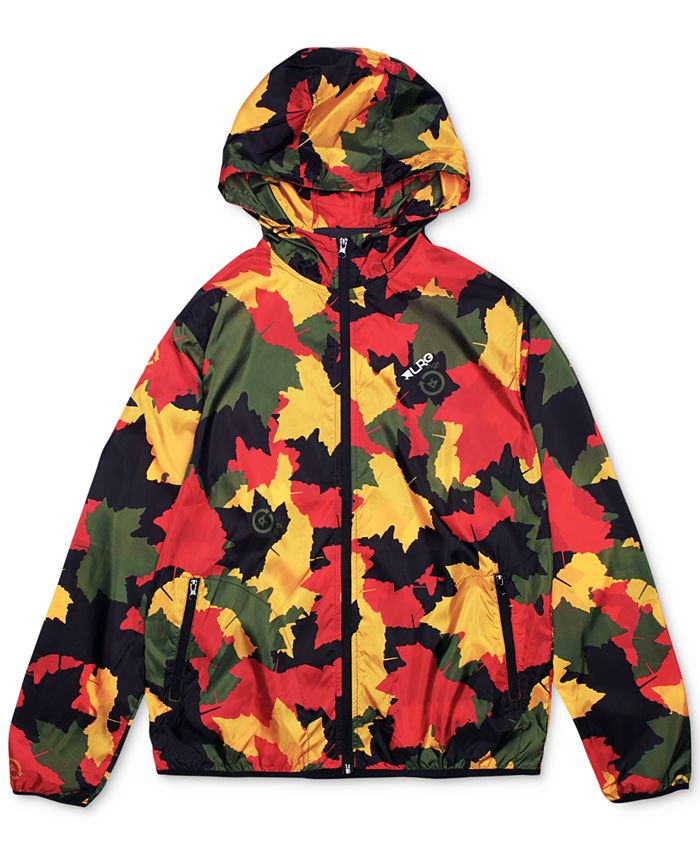 LRG Men's Leaf Camo Hooded Jacket - Macy's