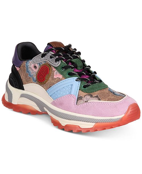COACH Women&#39;s C143 Printed Runner Sneakers & Reviews - Athletic Shoes & Sneakers - Shoes - Macy&#39;s